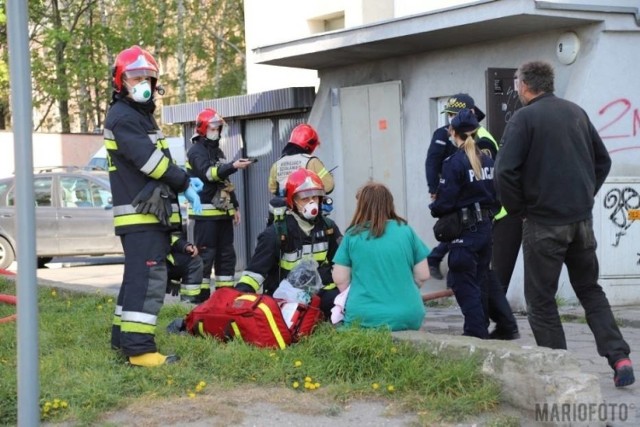 41-latek podejrzany jest o podpalenie bloku przy ul. Nysy Łużyckiej w Opolu.