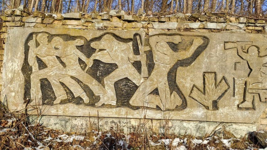 Fresk postsowiecki w Kłominie