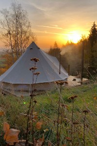 Ekskluzywny namiot z widokiem na Góry Sowie! Glamping z Muflonem już od maja 2023