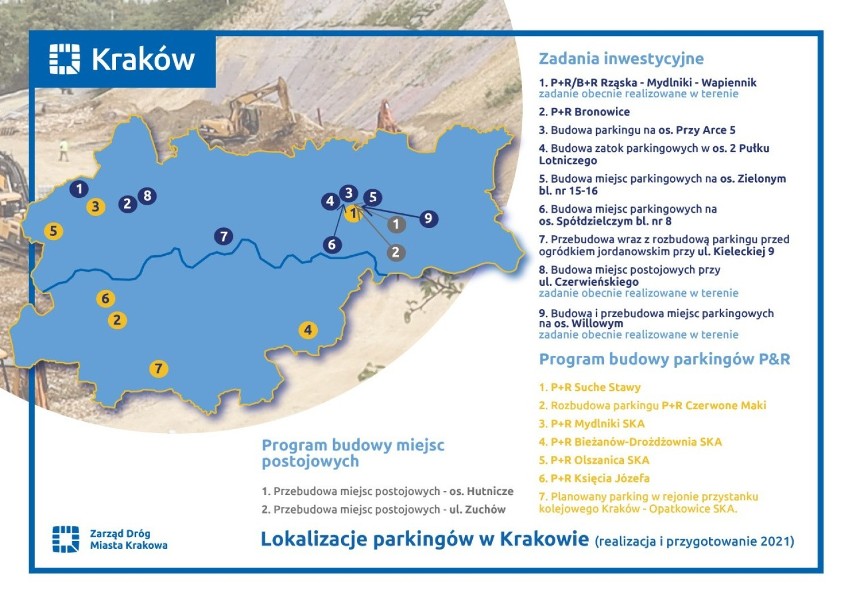 Kraków. Nowe plany parkingowe miasta. Nadbudują park&ride na Ruczaju. Zobacz, gdzie mają powstać miejsca postojowe dla aut