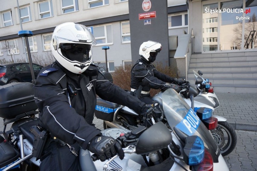 Motocyklowe patrole rybnickiej policji już na ulicach Rybnika [ZDJĘCIA]