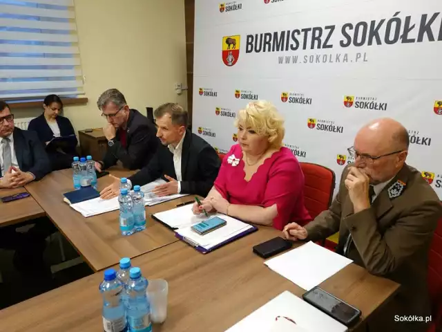 W sokólskim Urzędzie Miejskim odbyło się spotkanie zorganizowane przez burmistrza Sokółki Ewę Kulikowską