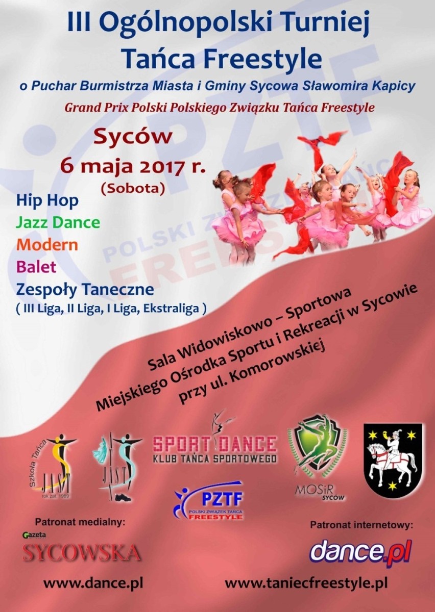 Syców: III Ogólnopolski Turniej Tańca Freestyle 2017