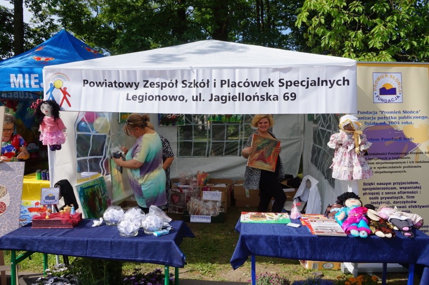 Bajkową Kolejką na Dzień Dziecka w Legionowie