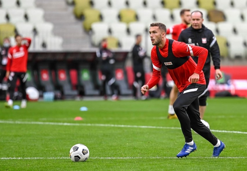 Polska - Finlandia 7.10.2020 r. Biało-czerwoni trenowali na Stadionie Energa w Gdańsku ZDJĘCIA