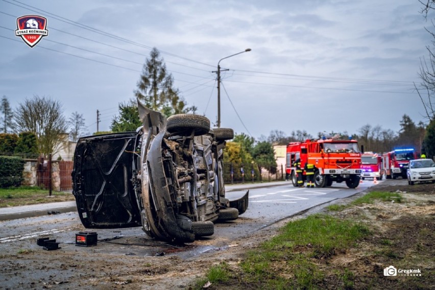 Pijany kierowca dachował autem w miejscowości Młynisko koło...