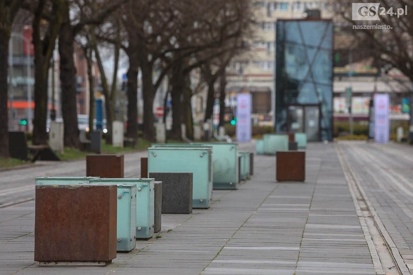 Koronawirus w Szczecinie. Mniejszy ruch pojazdów na ulicach miasta 