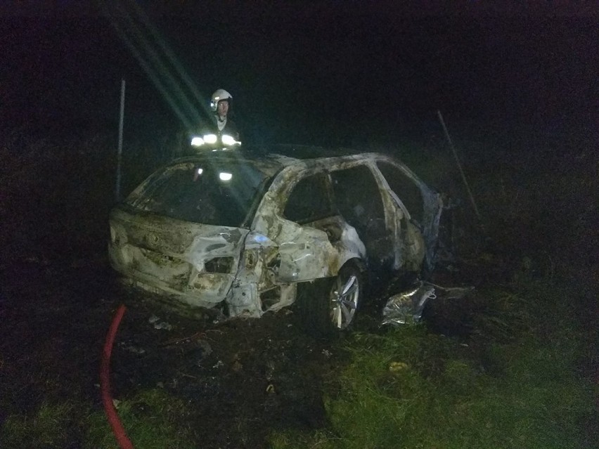 Krok od tragedii! Wypadek i pożar BMW na autostradzie A2