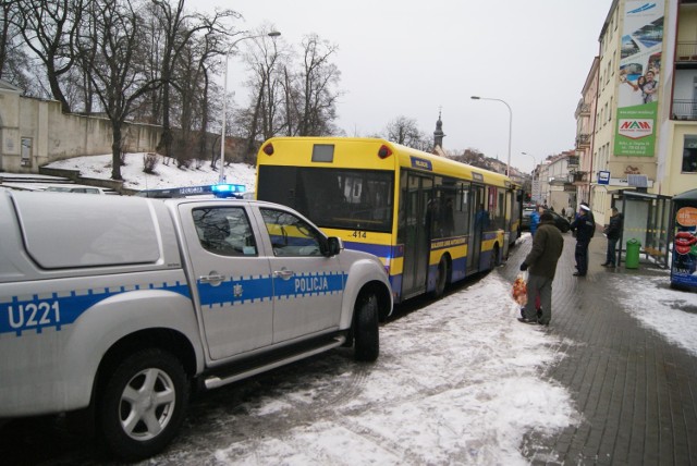 Zderzenie autobusów KLA na ulicy Górnośląskiej w Kaliszu
