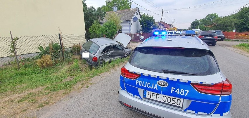 Wypadek w Okrajszowie (gm. Radomsko). Jedna osoba ranna