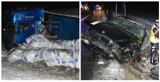 Śmiertelny wypadek w Kaźmierzewie. Nie żyje 30-latek [zdjęcia]