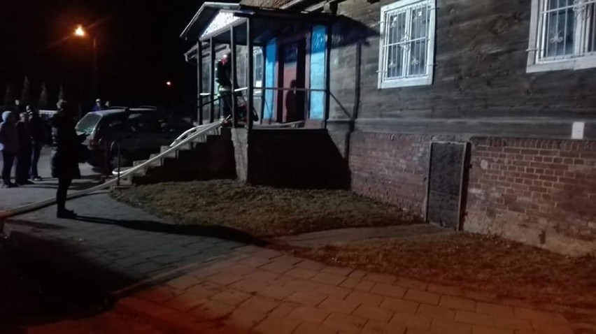 Gm. Nowy Dwór Gdański. Pożar w miejscowości Kępki. Paliło się w jednym z domów