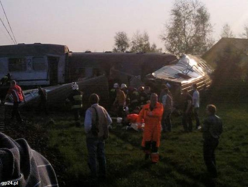 Wypadek pociągu pod Lęborkiem