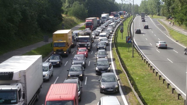 Ogromne korki w Katowicach! Remont węzła Bagienna i A4