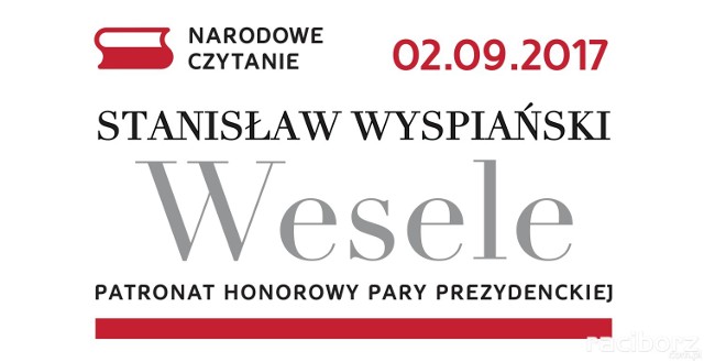 Narodowe Czytanie w Raciborzu: usłyszymy „Wesele” Wyspiańskiego