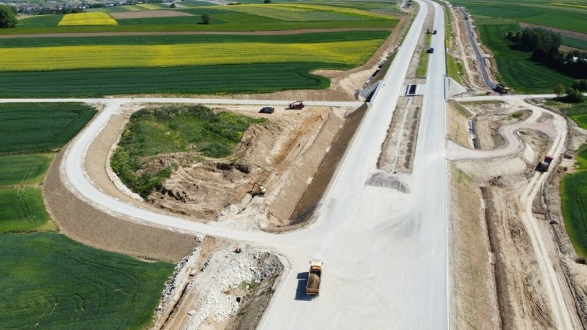 Budowa trasy S7 Miechów-Szczepanowice. Kiedy tędy wyjedziemy na północ z Krakowa?