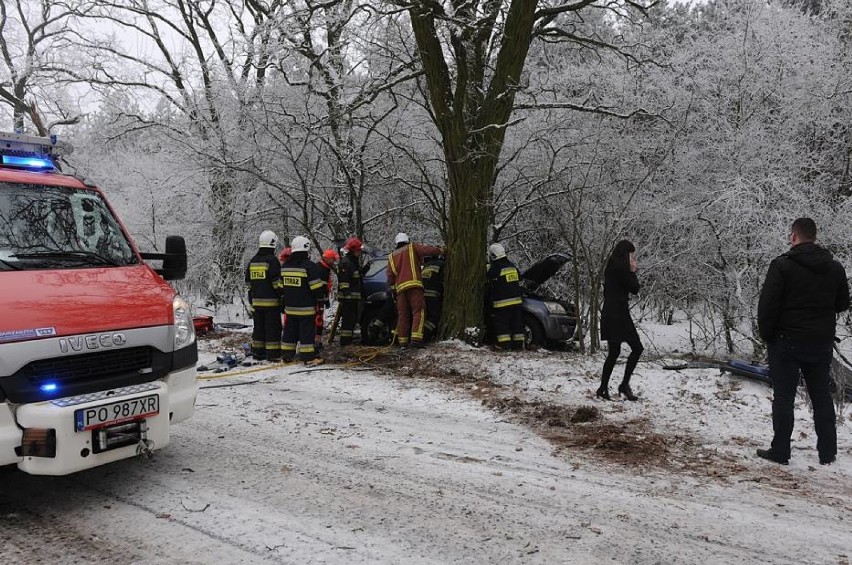 Styczeń na drogach powiatu śremskiego: wypadek w Jaszkowie -...