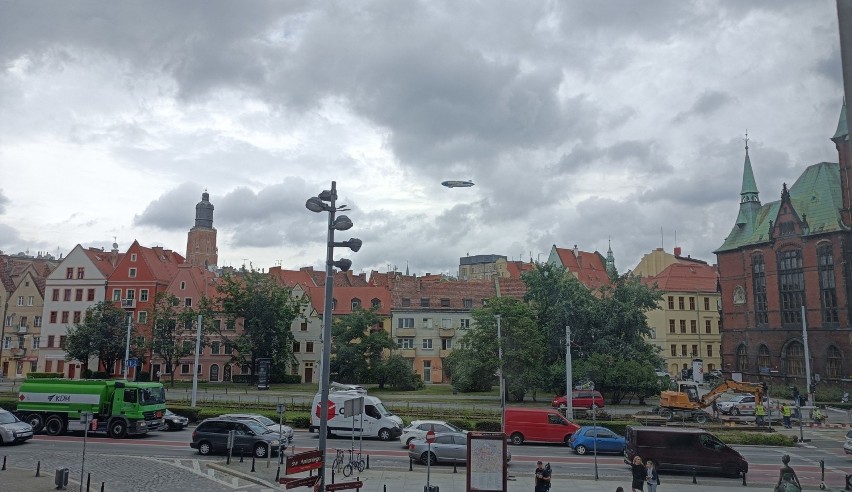 Sterowiec nad Wrocławiem 2.08.2021