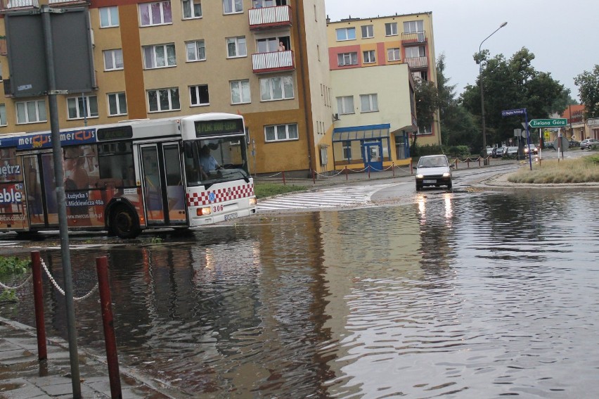 Potężna nawałnica przeszła nad Głogowem