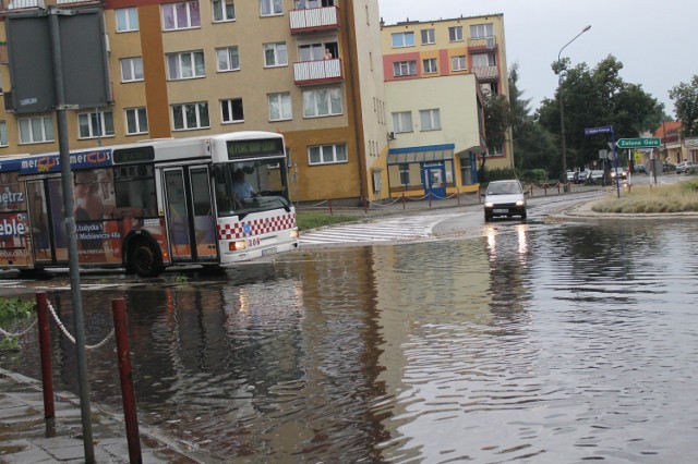 Potężna nawałnica przeszła nad Głogowem