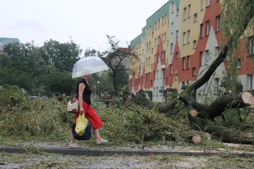 Potężna nawałnica przeszła nad Głogowem