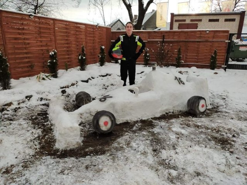 I jak Wam się podoba śnieżny bolid?