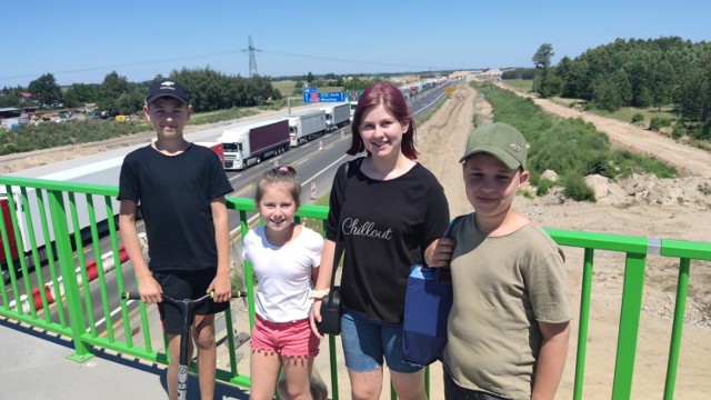 Otwarcie wiaduktu Wojska Polskiego nad autostradą A1. Piotrków 01.07.2020