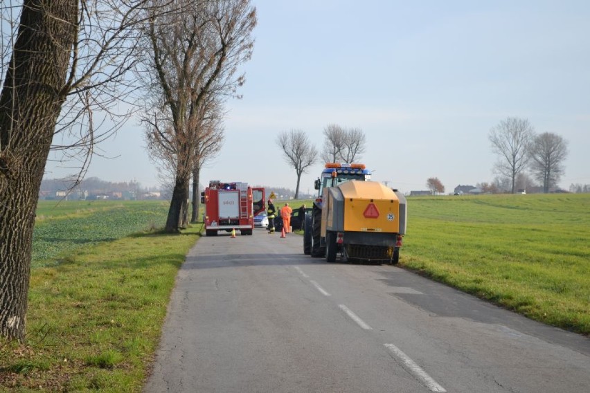 Wypadek w Lędzinach: Jedna osoba ranna