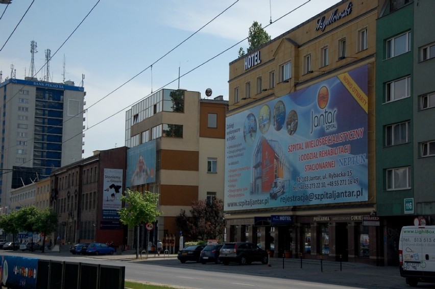 Reklamowa samowola przed Euro 2012 we Wrzeszczu. Taki problem występuje również w Śródmieściu Gdańska