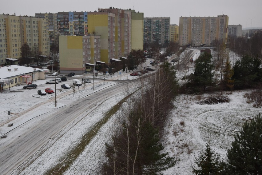 Ulica Chopina nadal jest oblodzona