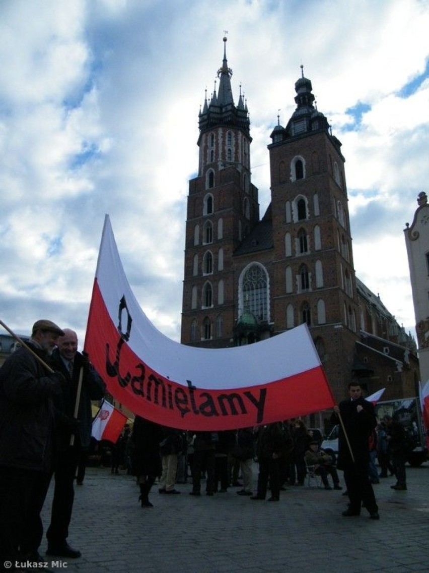 Pochód ruszył z Rynku Głównego. Fot. Łukasz Mic