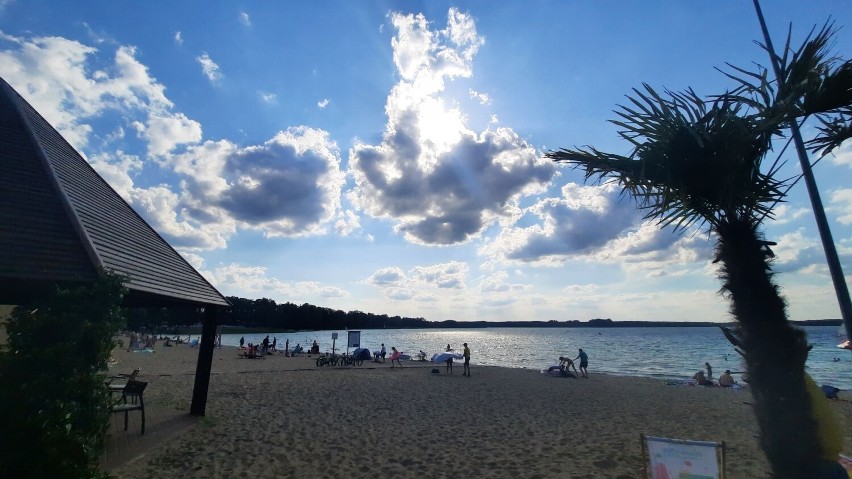 Tak w te wakacje prezentuje się plaża w Pszczewie
