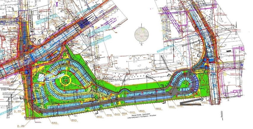 Centrum przesiadkowe Opole Zachodnie - plan