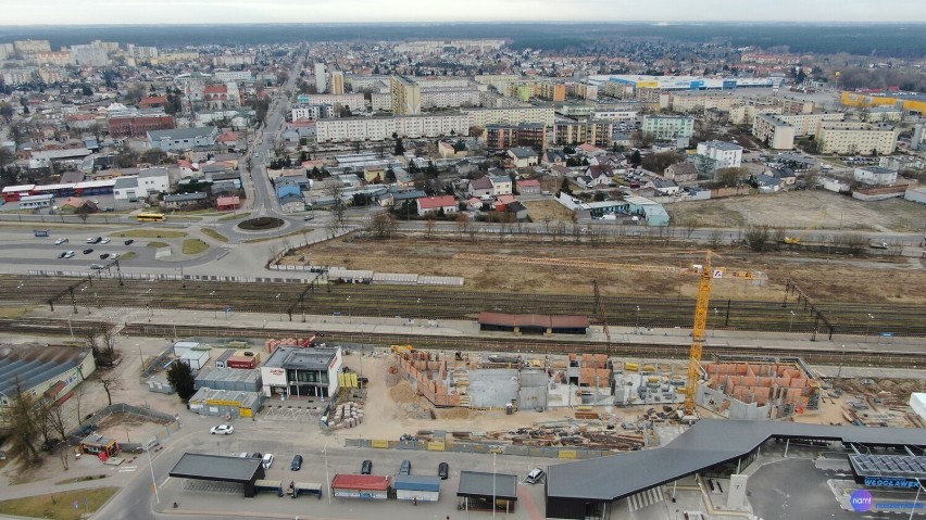 Tak wygląda budowa budynku dworca PKP we Włocławku