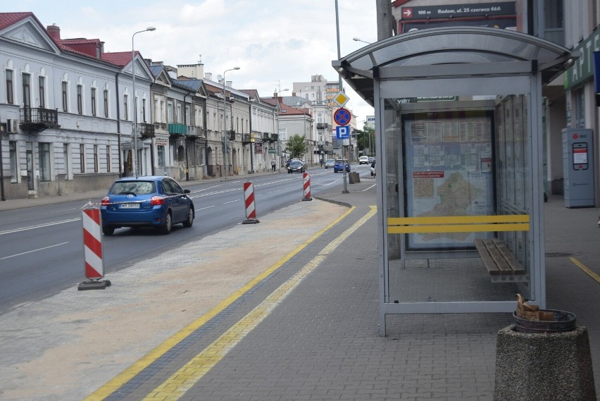 Wyremontowane dwie zatoki autobusowe w Radomiu. Autobusy od 12 sierpnia powrócą na swoje stałe linie