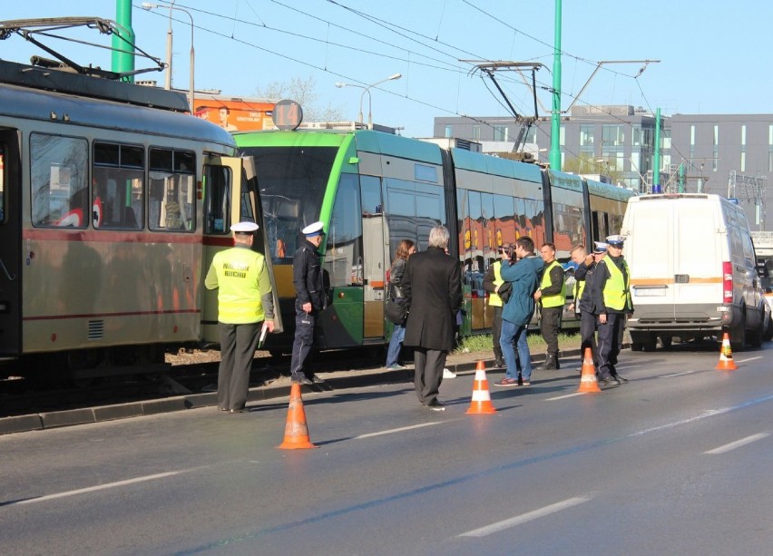 Zderzenie tramwajów w Poznaniu