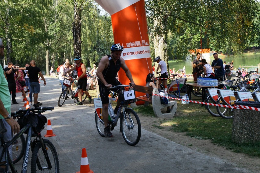 Triathlon Miejski Łódź w Łagiewnikach [ZDJĘCIA]