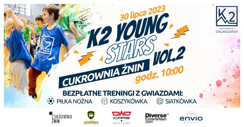 Gwiazdy już czekają na uczestników K2 YOUNG STARS vol. 2 w Cukrowni Żnin!