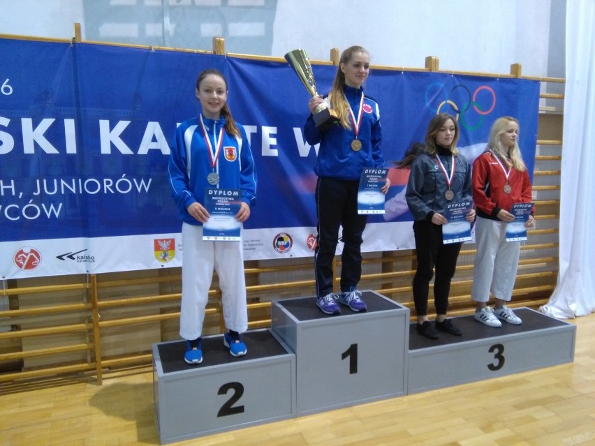 Aleksandra Ukleja wicemistrzynią Polski w karate