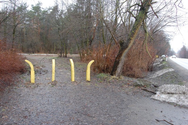 Parking leśny pod Sztumem &#8211; widok obecny