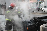 Głogów: Pożar ciężarówki w Głogowie (Foto)