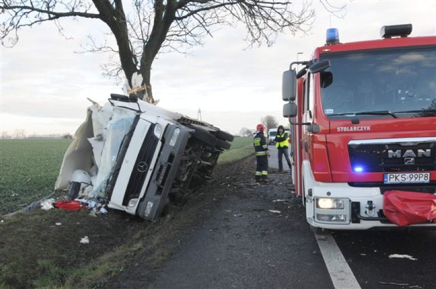 Wypadek na krajowej "piątce" w Czaczu