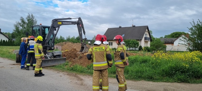 Do groźnej awarii doszło przy ul Owocowej w Santocku