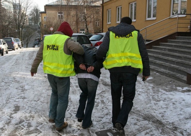 Zatrzymanie jednego ze sprawców zbrodni przy Montażowej w Lublinie.