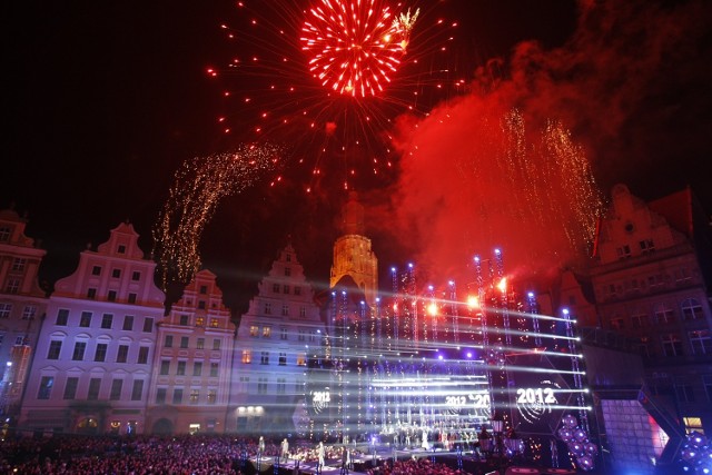 Tak witaliśmy 2012 rok we wrocławskim Rynku