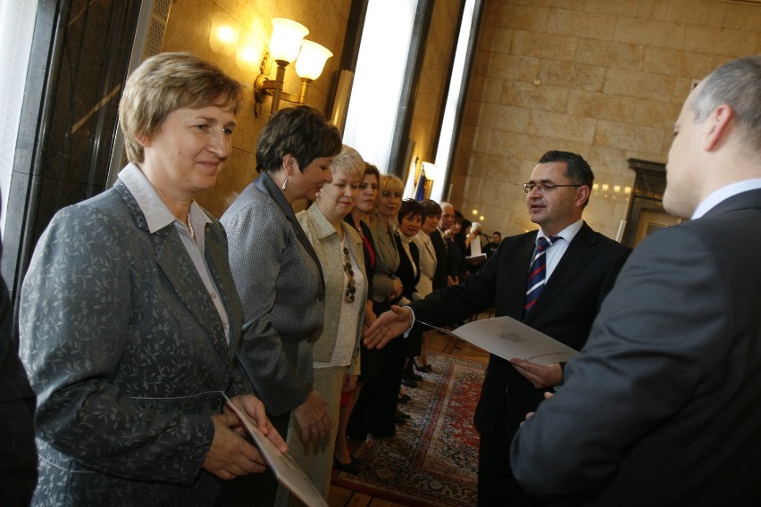 Nauczyciele z woj. śląskiego nagrodzeni w Katowicach [ZDJĘCIA]