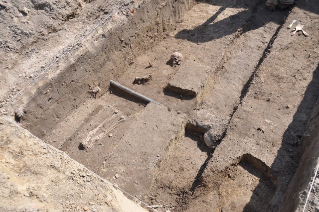 Podczas przebudowy rynku w Łęcznej odkryto ludzkie szczątki