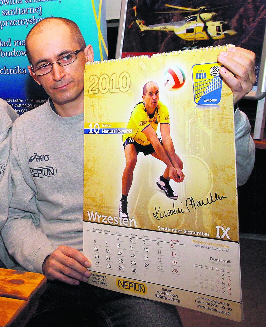 Siatkarze Avii Świdnik swój kalendarz pokazali w piątek