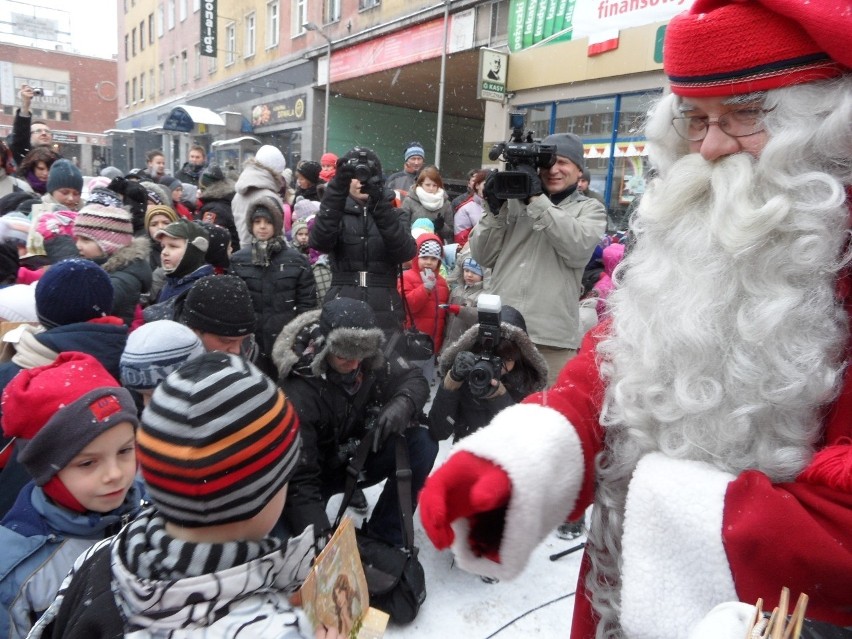 Zabrze odwiedził prawdziwy św. Mikołaj z Laponii [ZDJĘCIA i WIDEO]