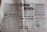 Zabrze: Gazeta sprzed 43 lat w kopalnianym chodniku